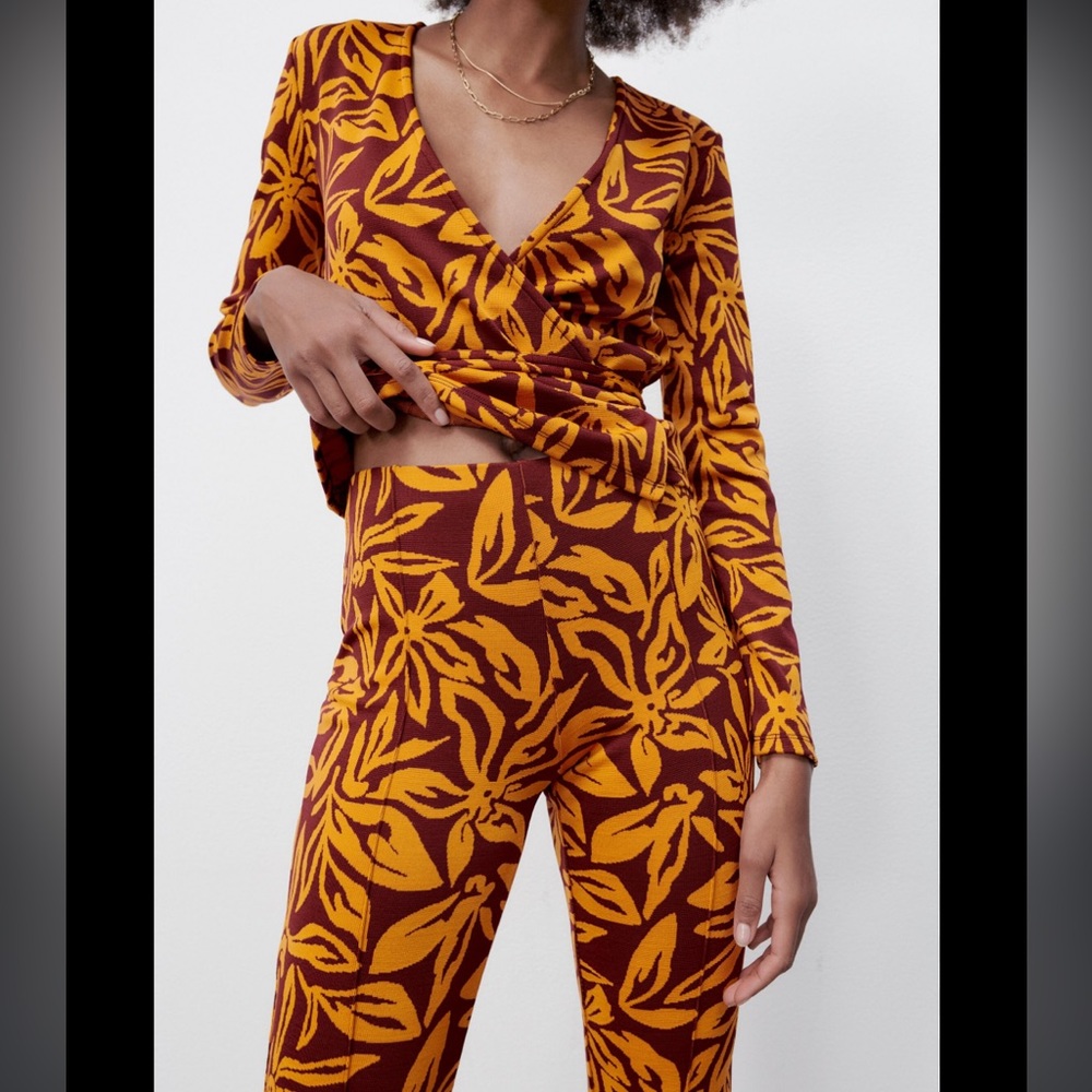Zara Jacquard 2 piece set